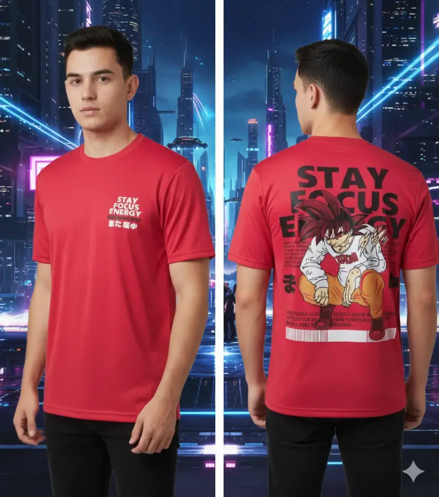 Red – Focus Energy Tee (L)